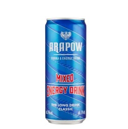 Arapow Energetický nápoj & vodka 0,33l